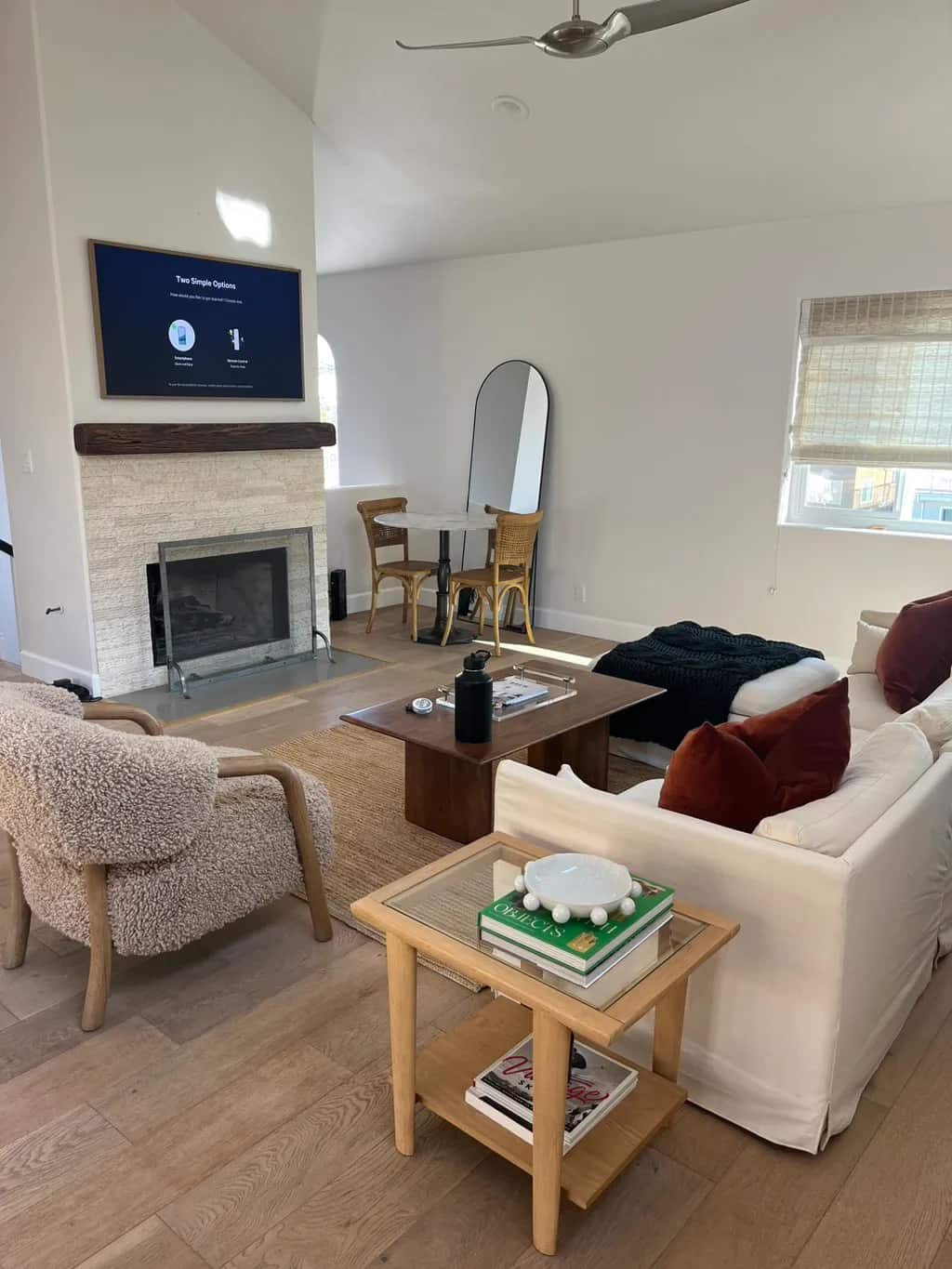 Featured living room TV mounting project
